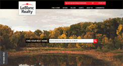 Desktop Screenshot of leblancrealty.com